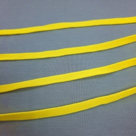 Шнур Плоский Жёлтый