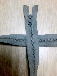 Молния Тракторная Разъемная 65 см. Серая