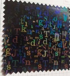 Плащёвка 3D Буквы