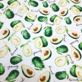 Трикотаж Кулирка Авокадо