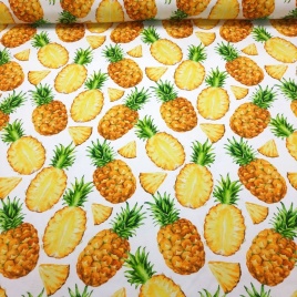 Трикотаж Кулирка Ананас
