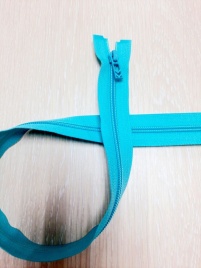 Молния Спиральная Разъемная 60 см. Бирюзовая