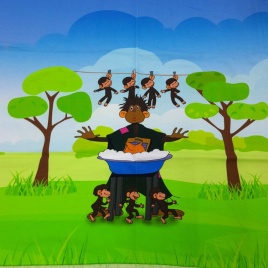 Трикотаж Кулирка Панель Мама 3