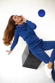 Трикотаж Футер 3-нитка Начёс Василёк