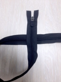 Молния Спиральная Разъемная 55 см. Чёрная