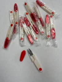 Ножницы Снипперы 110 мм., лезвие 30 мм. Красные