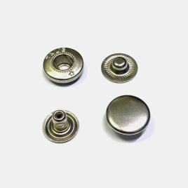 Кнопки Альфа 15 мм. Никель 10 шт.