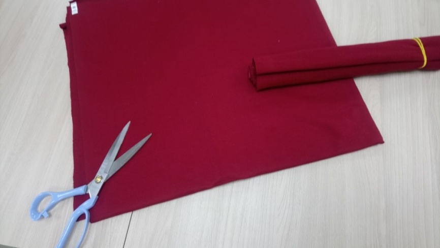 Трикотаж Футер 2-нитка Петля Бордо фото 1