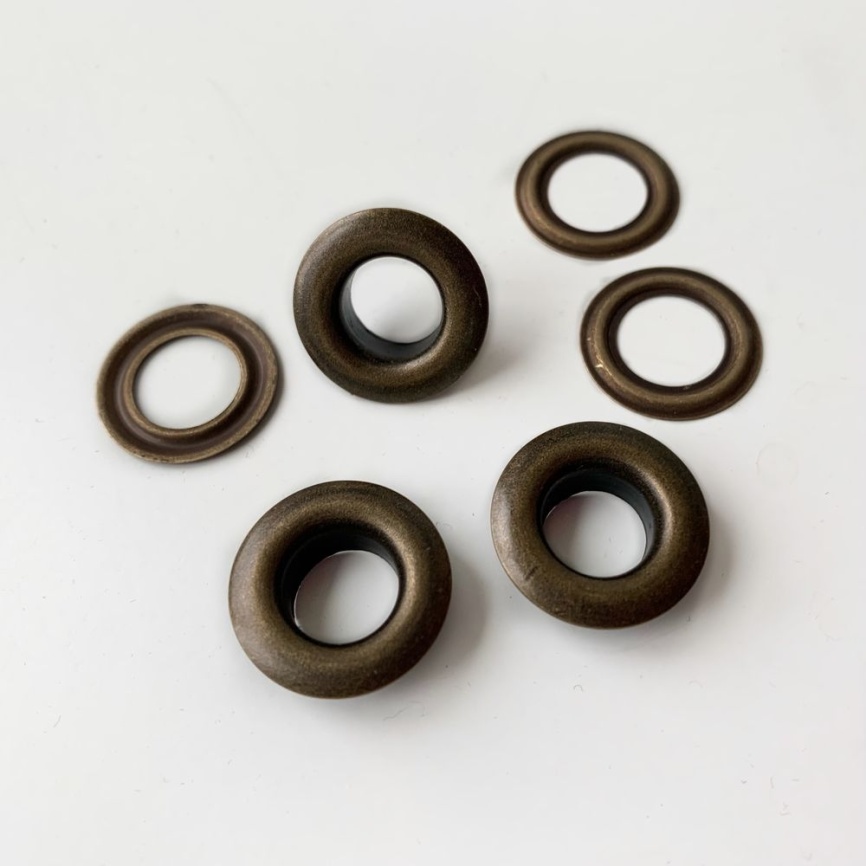 Люверсы 8 мм. Антик 10 шт. фото 1