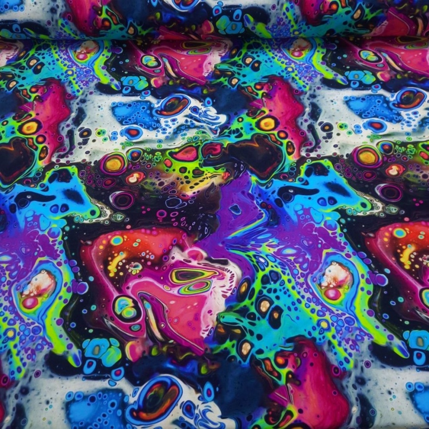 Трикотаж Футер 2-нитка Петля Краски фото 1