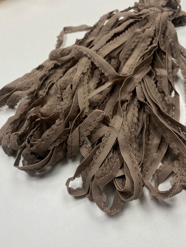 Резинка Декоративная ш. 10 мм. Фестоны Кофе фото 1