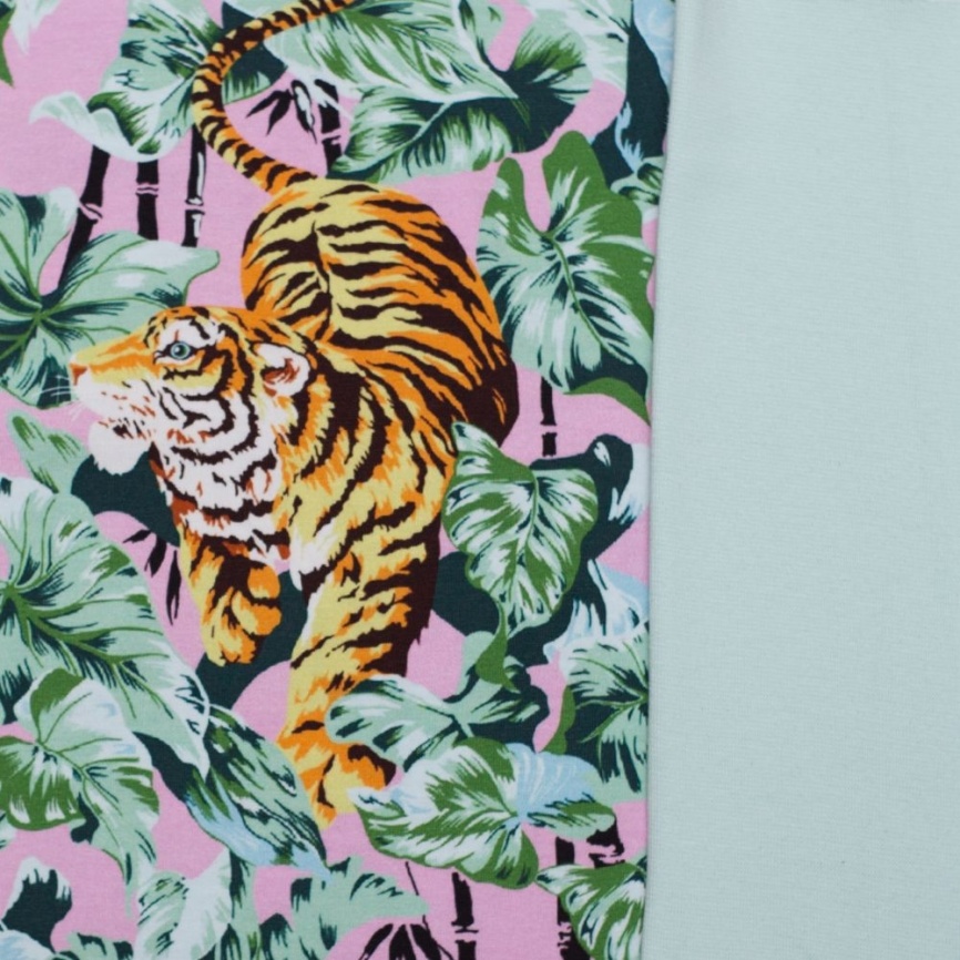 Трикотаж Кулирка Тигр фото 4