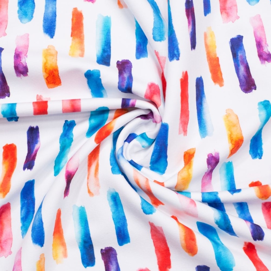 Трикотаж Футер 2-нитка Петля Дождик фото 1