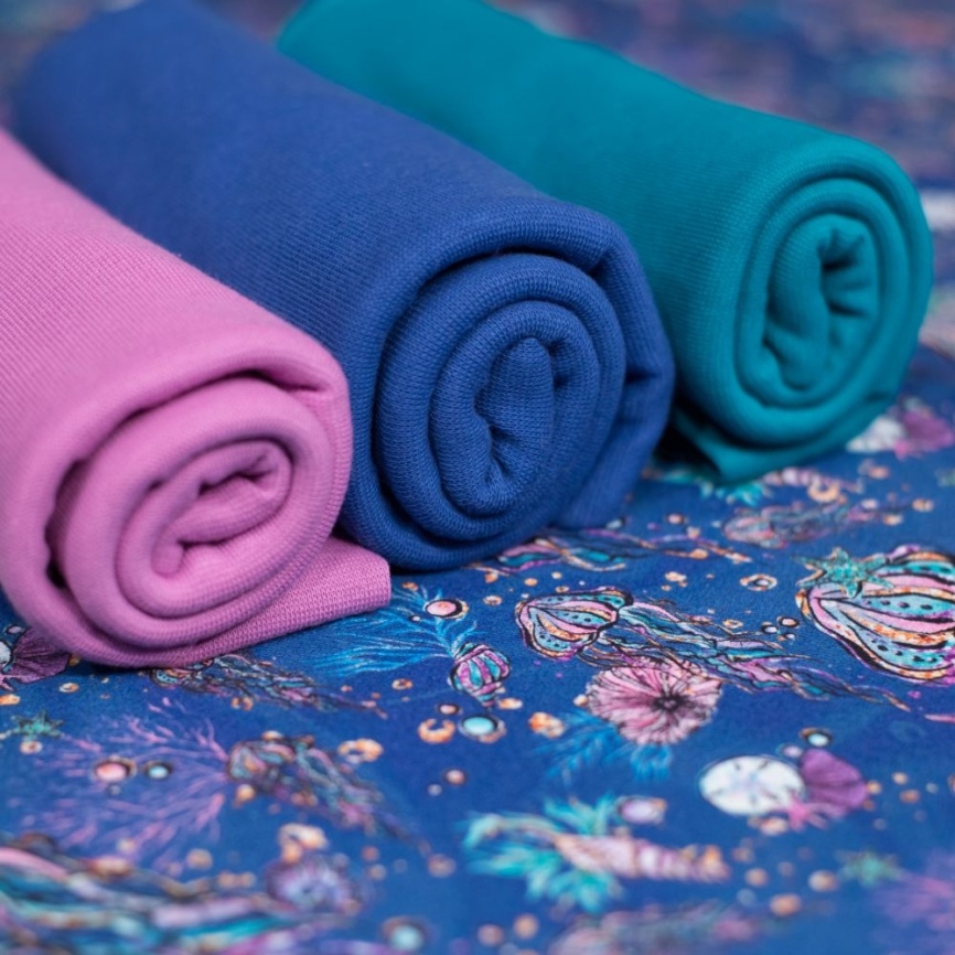 Трикотаж Футер 2-нитка Петля Медузы фото 3