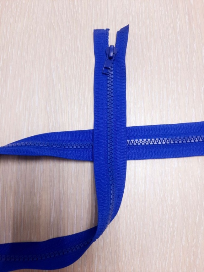 Молния Тракторная Разъемная 59 см. Синяя фото 1