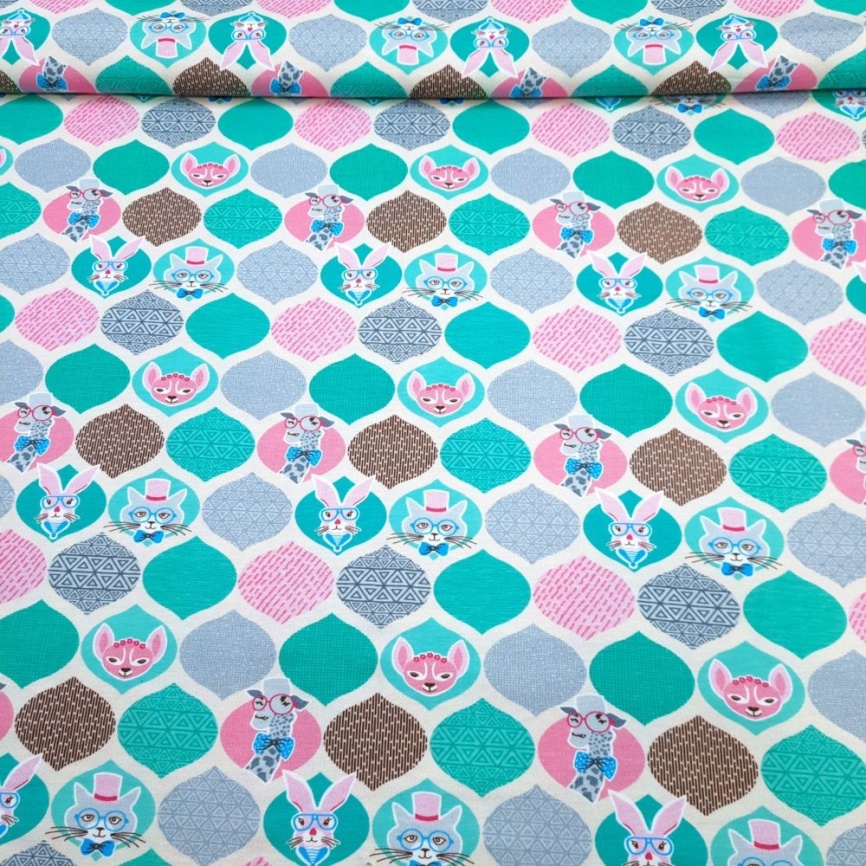 Трикотаж Кулирка Зверюшки фото 1