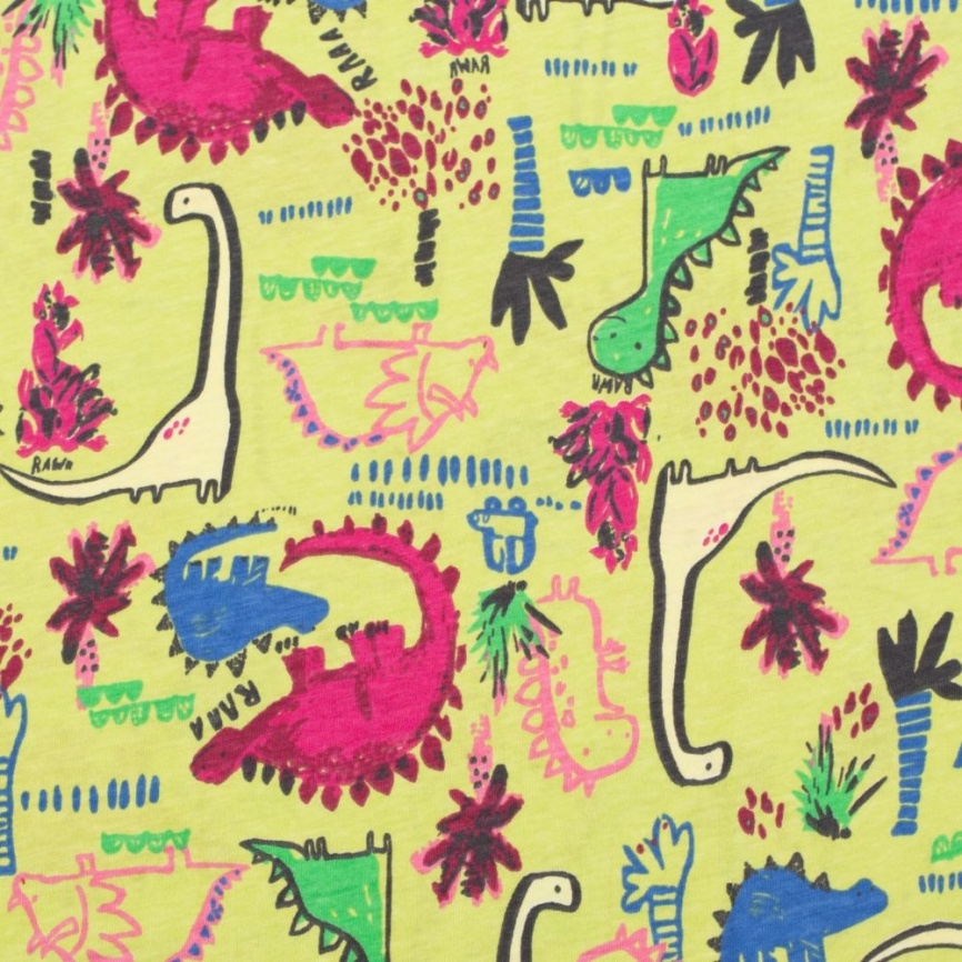 Трикотаж Кулирка Динозавры фото 1