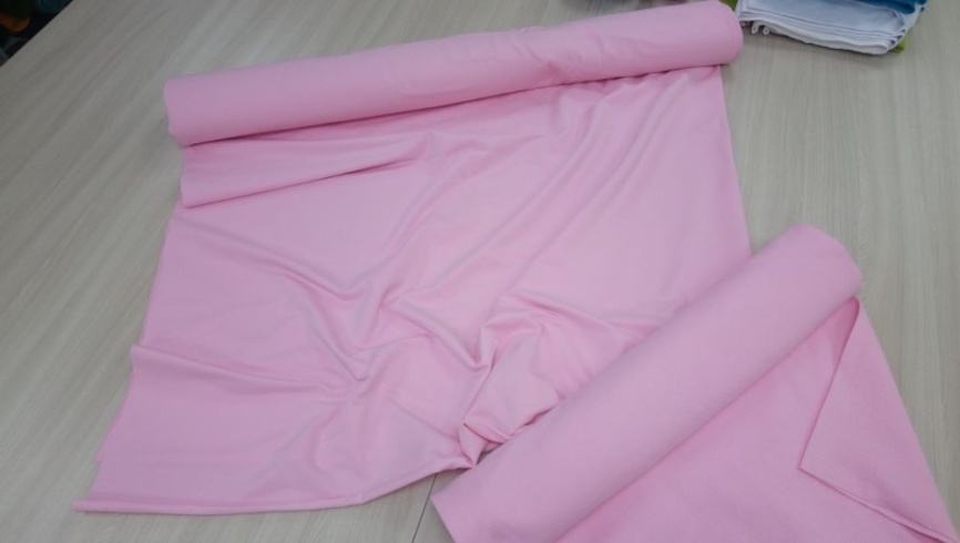 Трикотаж Футер 2-нитка Петля Нежно розовый фото 1