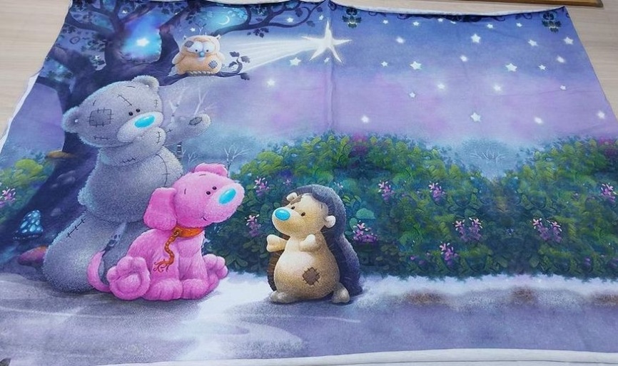 Трикотаж Кулирка Купон Сизые носы фото 1