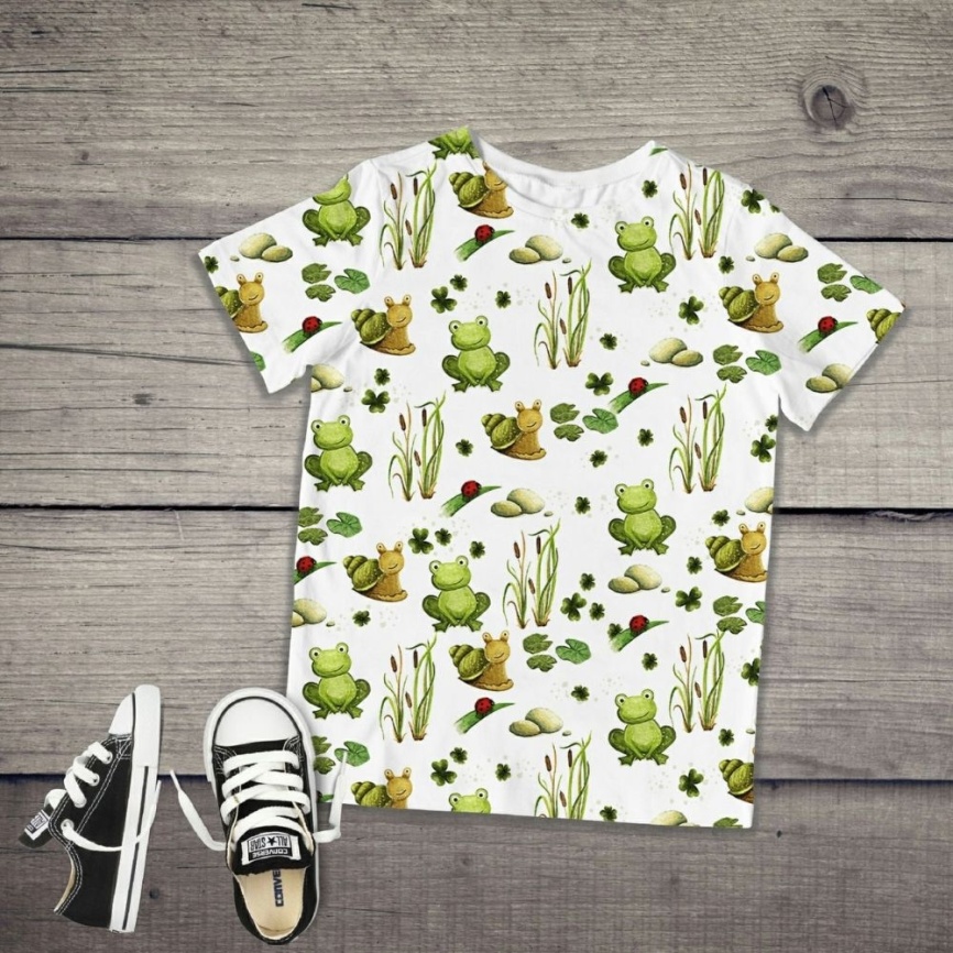 Трикотаж Кулирка Лягушка фото 1