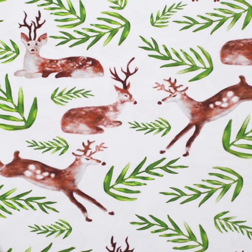 Трикотаж Кулирка Олени фото 1