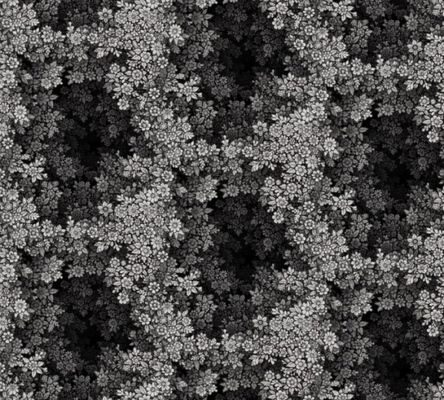 Трикотаж Кулирка Цветочная иллюзия фото 3