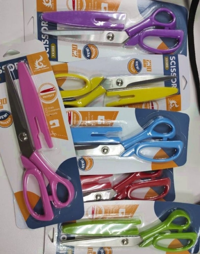 Ножницы Портновские 230 мм., лезвие 95 мм. Голубые фото 1