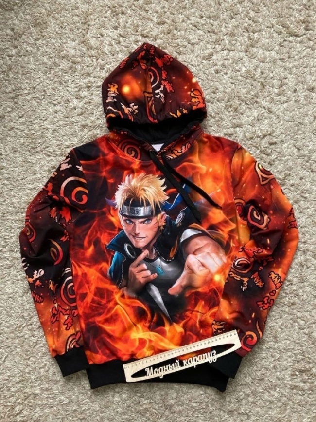 Трикотаж Кулирка Купон Наруто фото 1