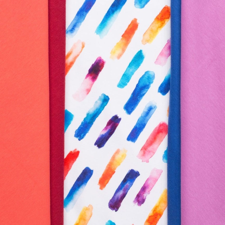 Трикотаж Футер 2-нитка Петля Дождик фото 3