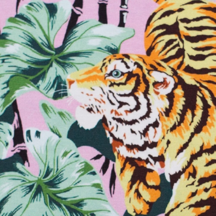 Трикотаж Кулирка Тигр фото 2