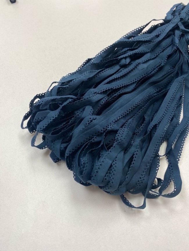 Резинка Декоративная ш. 10 мм. Фестоны Морская волна фото 1