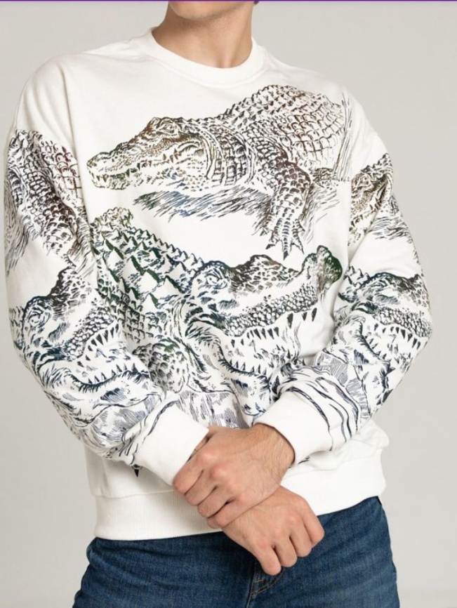 Трикотаж Кулирка Крокодайл фото 1