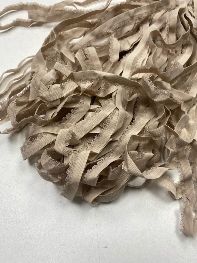 Резинка Декоративная ш. 10 мм. Фестоны Кофе с молоком фото 1