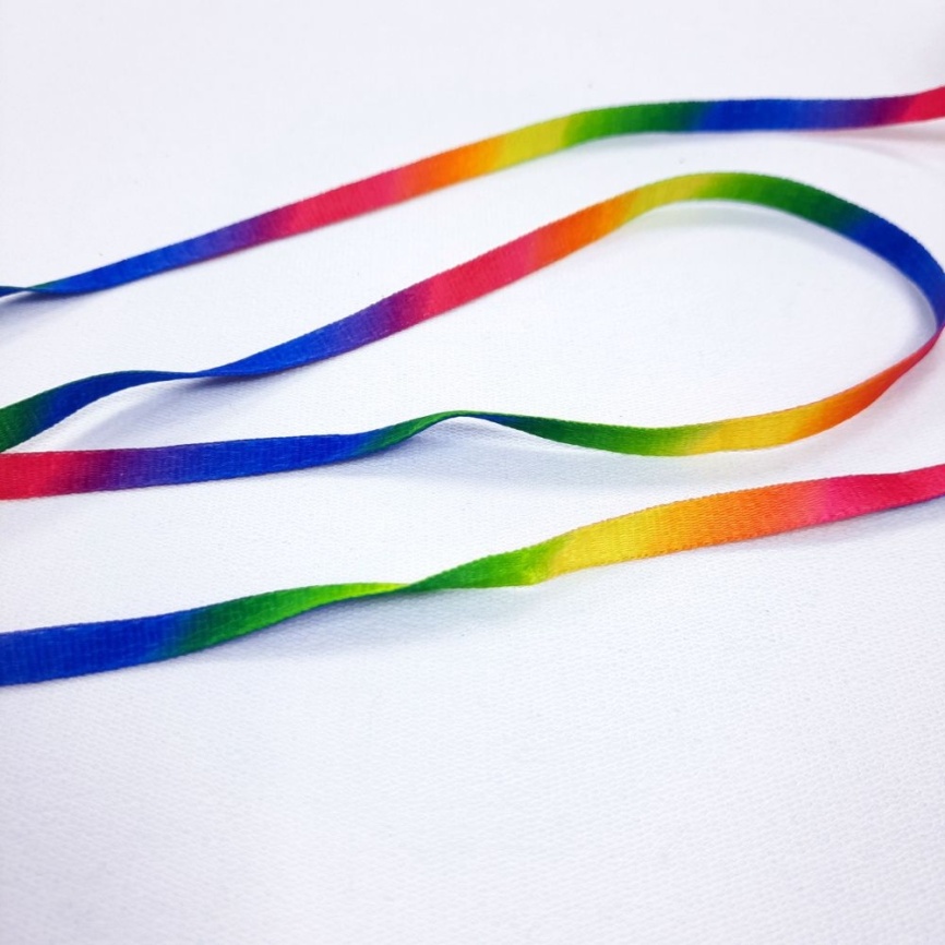 Шнур Плоский Радужный фото 1