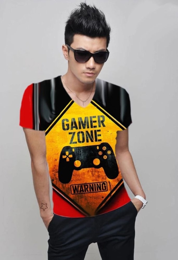 Трикотаж Кулирка Купон Gamer Zone фото 1