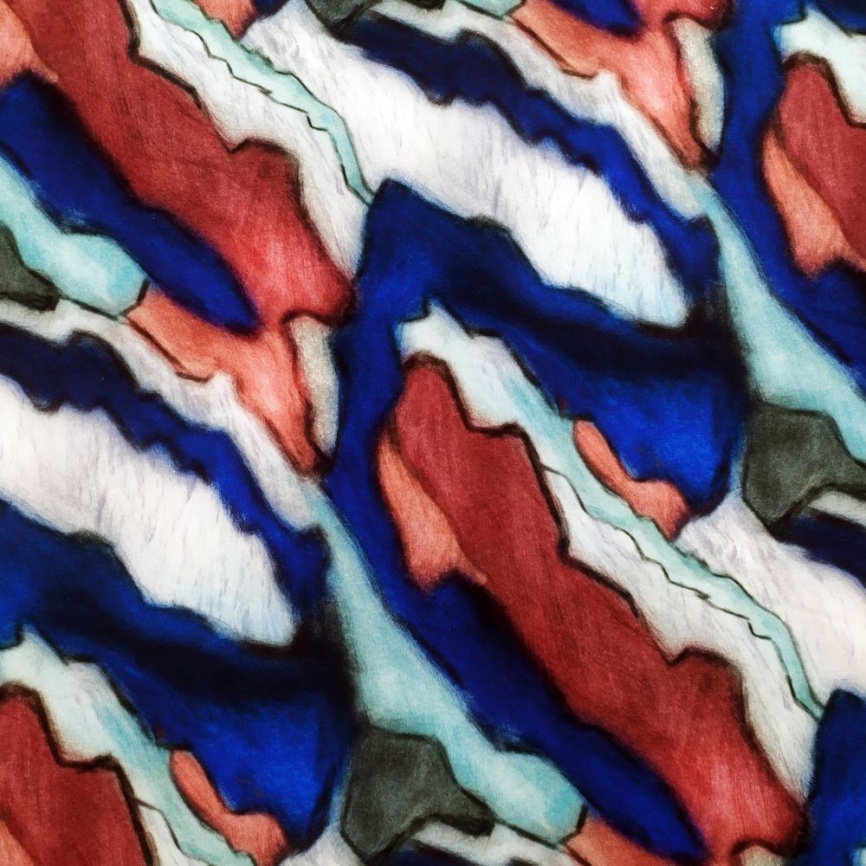 Трикотаж Футер 2-нитка Петля Опал фото 1