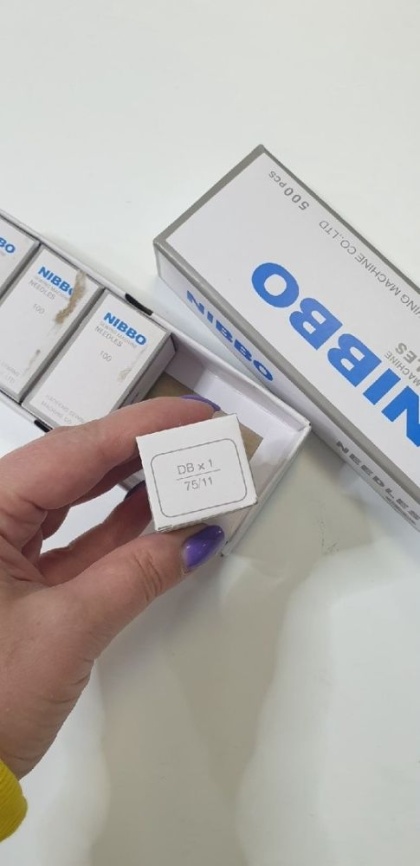 Иглы Nibbo DBx1 №75 Универсальные 10 шт. фото 1