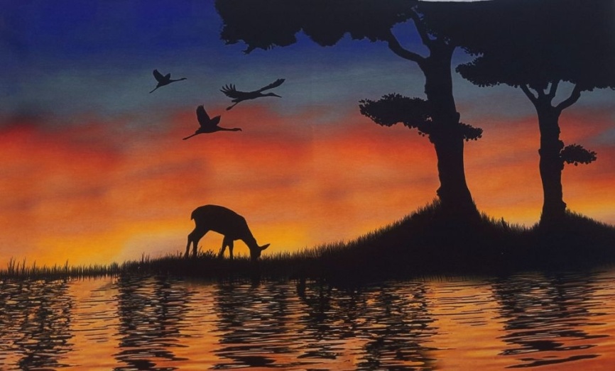 Трикотаж Футер 2-нитка Петля Купон Водопой фото 2