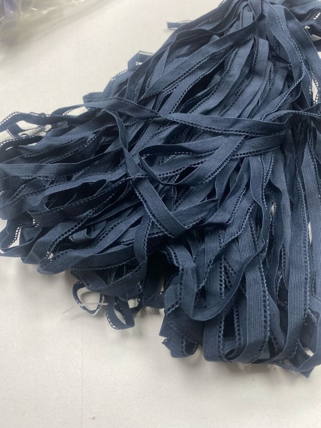 Резинка Декоративная ш. 10 мм. Фестоны Синяя фото 1